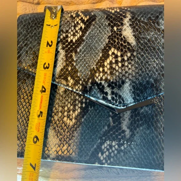 Ted Baker Enaaria Snake Print Leather Crossbody Bag NEW CONDITION - Picture 9 of 11